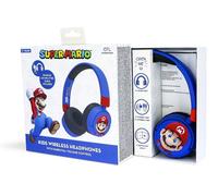 OTL Technologies Super Mario SM1001 casque Avec fil &sans fil Arceau Gaming USB Type-C Bluetooth Bleu, Rouge