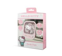 OTL Technologies Ventilateur compact silencieux Hello Kitty avec support pliable batterie rechargeable USB-C et trois vitesses