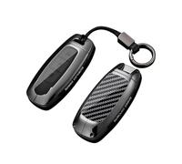 OTMIK Alliage de Zinc + Silicone en Fibre de Carbone Coque pour Nissan Teana Sylphy Qashqai X-Trail Loulan 3/4- Touches Versions Including Remote Start and Panic Alarm variants à Distance (B)