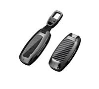 OTMIK Alliage de Zinc + Silicone en Fibre de Carbone Coque pour Nissan Teana Sylphy Qashqai X-Trail Loulan 3/4- Touches Versions Including Remote Start and Panic Alarm variants à Distance (A)