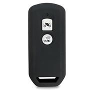 OTMIK Cas de Couverture de clé de Voiture en Silicone Compatible avec Honda X ADV SH 125 150 300 Forza PCX Accessoires de Coque de clé de Moto (Noir B)