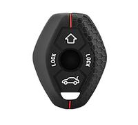 OTMIK Silicone pour Clé de Voiture pour BMW X3 X5 Z3 Z4 3 5 7 Series E38 E39 E46 E83 M5 325i Key Shell Accessories