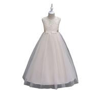 OTMYIGO ,Champagne,170cm, Robe de Bal en Tulle Style Princesse pour Concours de beauté, idéale pour Une soirée d'anniversaire ou Un Cocktail. Parfaite pour Une Jeune Fille