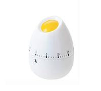 OTNE Minuteur de Cuisine Manuel en Forme d'Œuf, Compte à Rebours avec Alarme Rotative Mécanique 60 Minutes