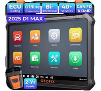 OTOFIX D1 MAX Valise de Diagnostic Auto, Outil Diagnostic Auto de Tous Les Systèmes, Codage ECU, Test Actif, Mise à jour de 2 ans