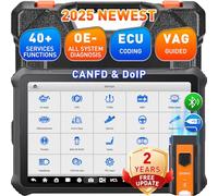 OTOFIX D1 Pros Valise Diagnostic Auto, Diagnostics de Tous Les Systèmes de Niveau OE, Contrôle Bidirectionnel, Codage ECU, 40+ Services, Analyse Automatique 2.0, CANFD et DOIP, Mise à Jour de 2 Ans