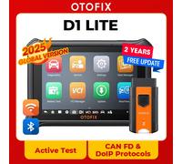 OTOFIX-Scanner de voiture D1 LITE OBD2, outil de diagnostic, Bluetooth sans fil, contrôle bidirectionnel, OBD, analyse automobile, test actif Global version