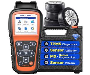 OTOFIX TireGO 808 Outil TPMS, Outil de Contrôle de Pression des Pneus WiFi, Réapprentissage, Activation de Tous Les Capteurs TPMS, Programme MX-Sensor (315/433 MHz), Mise à Jour Gratuite en Un Clic