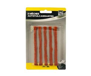 OTOKIT - Lot de 5 Mèches Autovulcanisantes pour Réparation Pneus Tubeless - Réparation Crevaison Rapide Voiture & Moto