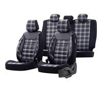 otoM Housse de sièges en textile 'Sports' Noir/Gris - 11-pièces