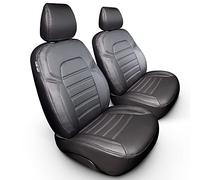 otoM New York Design Housses de siège en cuir artificiel 1+1 compatible avec Volkswagen Caddy IV Box 2015-2020 (Trendline)
