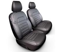 otoM New York Design Housses de siège en cuir artificiel 2+1 compatible avec Ford Transit Custom 2023- (Dossier de banquette divisé)