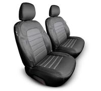 otoM Original Design Housses de siège en tissu 1+1 compatible avec Opel Combo 2018- (accoudoir sur le siège conducteur + siège passager fixe)
