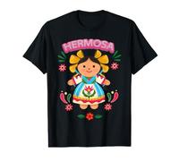 Otomí Lelé Muñeca María Mazahua Mexicana Amealco Querétaro T-Shirt Graphique avec Valeur
