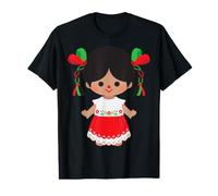 Otomí Lelé Muñeca María Mazahua Mexicana Amealco Querétaro T-Shirt Graphique avec Valeur