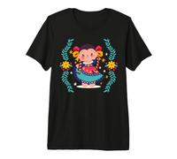 Otomí Lelé Muñeca María Mazahua Mexicana Amealco Querétaro T-Shirt Haut de Gamme