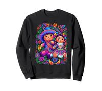 Otomi Maria Muñeca Mexicana Mazahua Traditional Latinx Sweatshirt