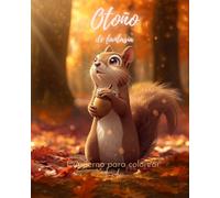Otoño de fantasía: cuaderno para colorear