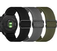 OTOPO Bracelet de montre élastique pour Garmin Instinct/2 Solar, 22 mm, en nylon souple et extensible, ultra léger, bracelet de rechange pour homme et femme, pour montre intelligente Garmin Instinct