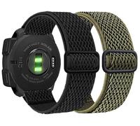 OTOPO Bracelet de montre élastique pour Garmin Instinct/2 Solar, 22 mm, en nylon souple et extensible, ultra léger, bracelet de rechange pour homme et femme, pour montre intelligente Garmin Instinct