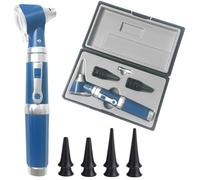 Otoscope Avec Lumière, Stéthoscope Auriculaire De Luminothérapie, Otoscope De Poche Avec étui En Plastique Rigide, Otoscope De Diagnostic, Adapté Aux Adultes, Médecins Et Animaux De Compagnie (Bleu)