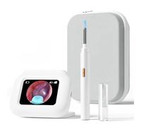 Otoscope Cure Oreille Avec Écran Intégré Et Gyroscope, Pas De Téléphone, Pas D'Application, Pas De WiFi, Nettoyage Caméra 1080P HD Avec 6 LED, Kit Élimination Cérumen Pour Seniors Et Toute La Famille