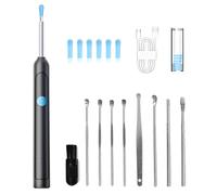Otoscope Oreille, Nettoyeur Oreilles avec HD 1080P Camera, IP67 Étanche Otoscope, Accessoire Pratique pour une Hygiène Auriculaire avec 6 Lumières LED et Grand Angle 360°, pour Android, iPhone, iPad