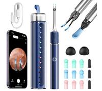 Otoscope Oreille WiFi Nettoyage Oreille Avec Pince à épiler et 12 Cure-Rreilles Otoscope HD 1080P Camera Ear Wax Removal avec 4 LED Kit de Nettoyage Des Oreilles Pour Adultes, Enfants et Animaux