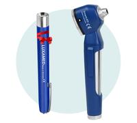 Otoscope Spengler LED SmartLED + lampe-stylo offerte - Myrtille + lampe-stylo bleue offerte
