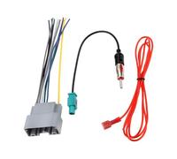 OTOTEC 1 ensemble de faisceau de câblage stéréo avec adaptateur d'antenne compatible avec Dodge 2007-2016 compatible avec Jeep 2008-2016