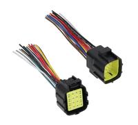 OTOTEC 1 Paire de Connecteurs de Prise électrique étanches à 16 Broches pour Voiture Fil de Prise Mâle Et Femelle Scellé 300 V 18 AWG pour équipement électronique Automobile