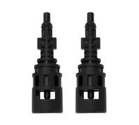 OTOTEC 2 Pièces Adaptateur de Conversion pour Nettoyeur Haute Pression Connecteur de Couplage Compatible avec Karcher Compatible avec Lavor Parkside 124 X 24,5 Mm Noir