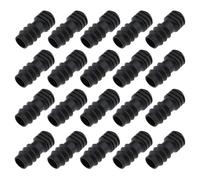 OTOTEC 20 Pièces 1/2 Pouce Soaker Tuyau Poreux Qui Fuit Bouchon d'extrémité de Tuyau pour 15-16mm OD 13.2mm ID Systèmes d'irrigation de Jardin équipements d'arrosage Jardinage Noir