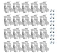 OTOTEC 20x Clips de Ceinture en Acier Inoxydable de Rechange (633586002 Et 636181001) Compatible avec Ryobi Et Compatible avec Ridgid Outils 18 Volts