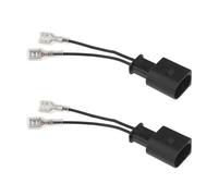 OTOTEC 2Pcs Adaptateur de Fil de Haut-Parleur de Voiture Prise Spéciale de Klaxon de Voiture Compatible avec Audi Faisceau de Câblage Prise en Queue de Cochon Connecteur de Klaxon de Voiture Harnais
