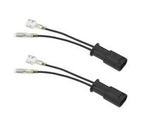 OTOTEC 2Pcs Adaptateur de Fil de Haut-Parleur de Voiture Prise Spéciale de Klaxon de Voiture Compatible avec BMW Faisceau de Câblage Prise en Queue de Cochon Connecteur de Klaxon de Voiture Harnais