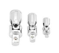 OTOTEC 3 Pièces Adaptateurs de Rotation de Douille de Joint Universel à Impact Finition en Acier Au Chrome Vanadium pour La Réparation de Modifications de Voiture 1/2 1/4 3/8 (6,3 Mm/10 Mm/12,5 Mm)