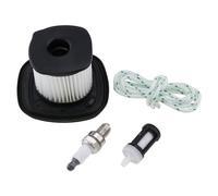 OTOTEC 4 Pièces Le Kit de Service Comprend Un Filtre à Air Un Filtre à Carburant Une Bougie d'allumage Un Cordon Traction Compatible avec Stihl SH86 SH86C BG86CE BG86Z BG86CEZ