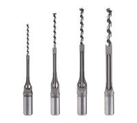 OTOTEC 4pcs Kit de Forets à Trou Carré pour Travail du Bois, Ensemble de Ciseaux à Mortaiser en Bois 6,4mm / 8mm / 9,5mm / 12,7mm pour Charpenterie Construction Décoration Industrie