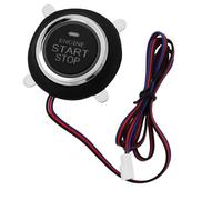 OTOTEC Bouton Poussoir de Démarrage/arrêt sans Clé 12 V pour Voiture SUV Camion avec Fil 40,8 X 10 Mm
