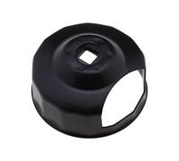 OTOTEC apuchon de filtre à huile compatible avec les filtres à visser d'origine H-Arley avec capuchon de jante à 14 points Noir