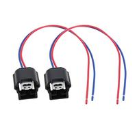 OTOTEC Ensemble de connecteur de câble de réparation pour alternateur à 2 broches, plastique ABS, compatible avec Bosch, PL17-WL2, câble de 15 cm, lot de 2