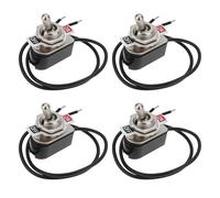 OTOTEC Interrupteur à Bascule à 2 Broches KNS-1 4 Pièces 6 A 125 V CA 3 A 250 V CA pour Voiture Camion Bateau
