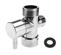 OTOTEC Inverseur Douche T-Adaptateur Argent 3/4" 1/2" BSP en Laiton Massif pour Robinet Tête