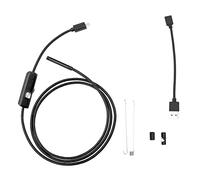 OTOTEC Kit d'inspection Endoscope USB/Micro USB 1 m 5,5 mm avec 6 LED Compatible avec Android et PC