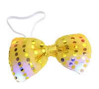 OTOTEC LED Noeud Papillon à Paillettes Clignotant Éclairage Noeud Papillon Cravate Homme Femme Mariage Fête Décoration