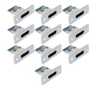 OTOTEC Lot de 10 adaptateurs de panneau USB-C à 6 broches 5 A de type C pour boîtiers d'ordinateur, équipement monté sur véhicule, équipement de contrôle industriel