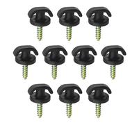 OTOTEC Lot de 10 crochets verticaux pour coffre de voiture - Crochets pour coffre de voiture - Noir
