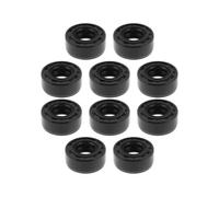 OTOTEC Lot de 10 joints d'étanchéité pour arbre de mijotage NBR à double lèvre avec ressort en nitrile butadiène 8 x 16 x 7 mm