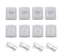 OTOTEC Lot de 12 clips de glissière de siège de voiture 435881203A 171881213B Clips de fermeture de boucle de siège en plastique compatibles avec MK1 MK2 MK3 Golf